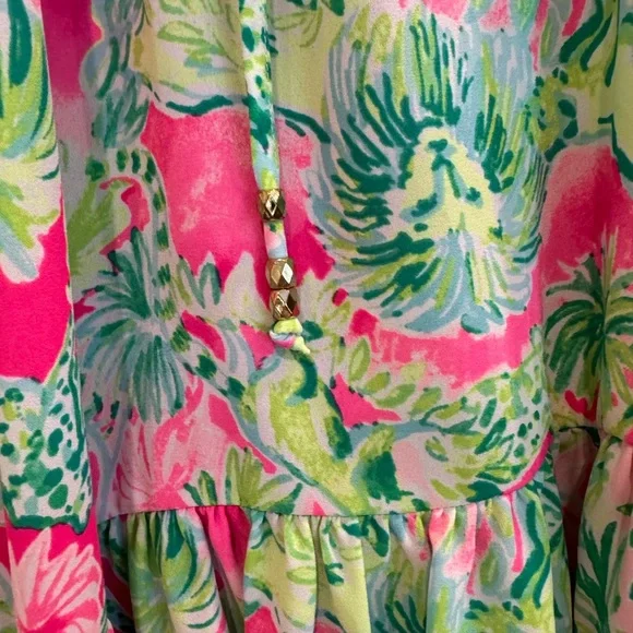 Lilly Pulitzer Ruffled Long Sleeve Blouse - Picture 2 of 6